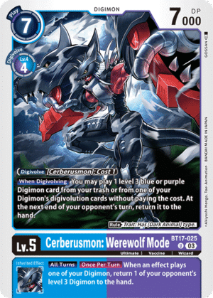 Cerberusmon: Werewolf Mode Cerberusmon: Werewolf Mode