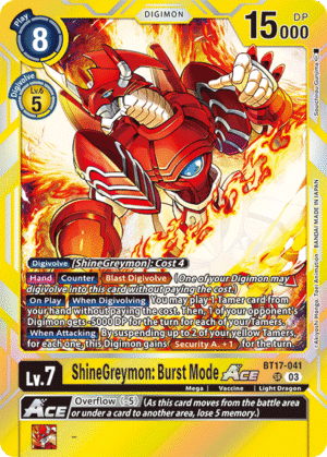 ShineGreymon: Burst Mode ACE