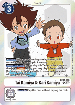Tai Kamiya & Kari Kamiya