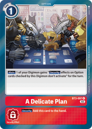 A Delicate Plan