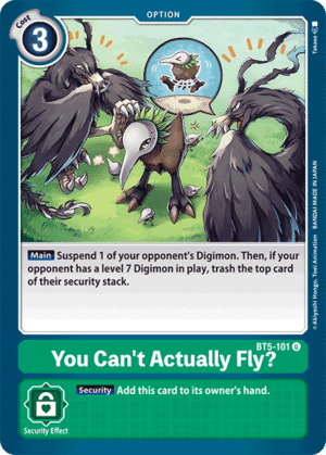 You Can’t Actually Fly? You Can’t Actually Fly?