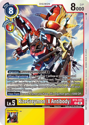 RizeGreymon (X Antibody)