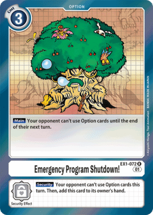 Emergency Program Shutdown!