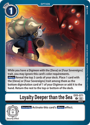 Loyalty Deeper than the Sea Loyalty Deeper than the Sea