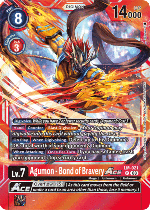 Agumon – Bond of Bravery ACE