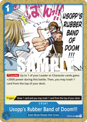 Usopp’s Rubber Band of Doom!!!