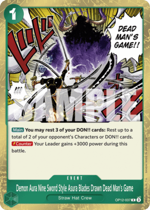 Demon Aura Nine Sword Style Asura Blades Drawn Dead Man’s Game