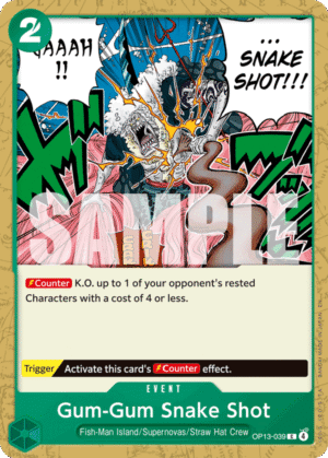 Gum-Gum Snake Shot
