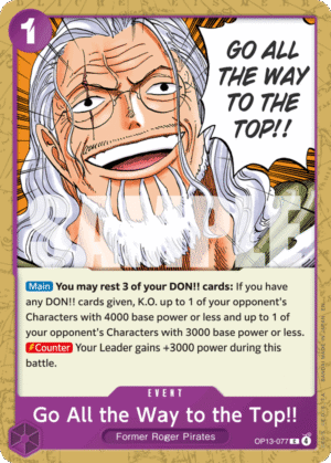 Go All the Way to the Top!!