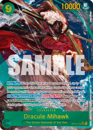 Dracule Mihawk – OP14-119 (Alternate Art)