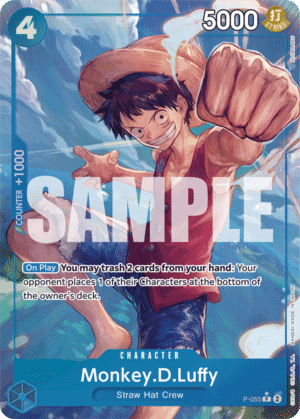 Monkey.D.Luffy (P-055) (Jolly Roger Foil)