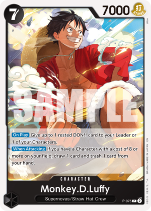 Monkey.D.Luffy – P-075 (Pirate Foil)