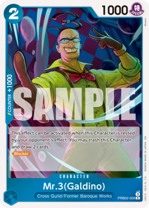 Mr.3(Galdino) – PRB02-009
