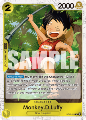 Monkey.D.Luffy – ST13-014 (Pirate Foil)