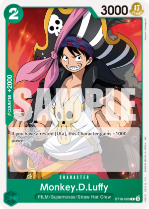 Monkey.D.Luffy – ST16-005 (Pirate Foil)
