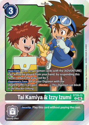 Tai Kamiya & Izzy Izumi