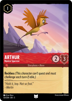 Arthur – Novice Sparrow