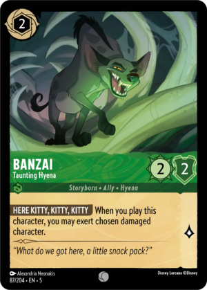 Banzai – Taunting Hyena
