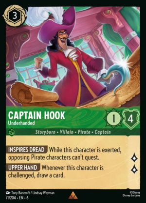 Captain Hook – Underhanded Captain Hook – Underhanded