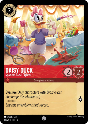 Daisy Duck – Spotless Food-Fighter