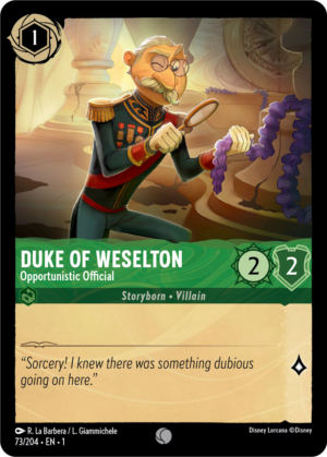 Duke Of Weselton – Opportunistic Official