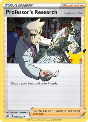 Professor’s Research (Professor Oak)