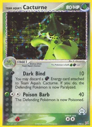 Team Aqua’s Cacturne