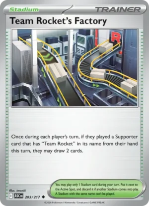 Team Rocket’s Factory Team Rocket’s Factory