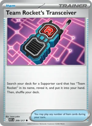 Team Rocket’s Transceiver Team Rocket’s Transceiver