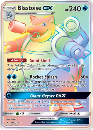 Blastoise GX