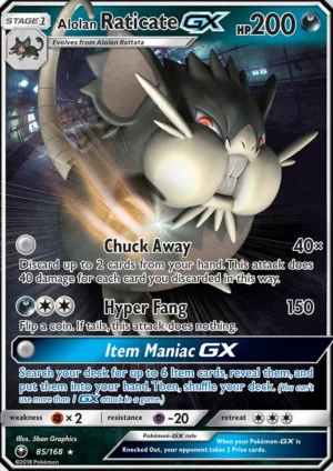 Alolan Raticate GX