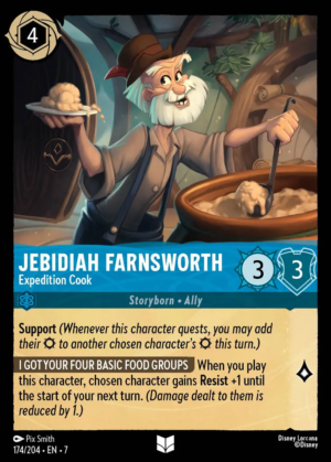 Jebidiah Farnsworth – Expedition Cook