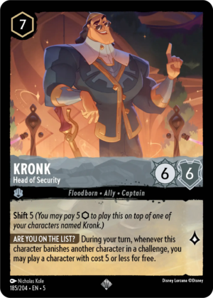 Kronk – Head of Security