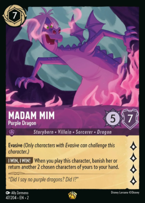 Madam Mim – Purple Dragon