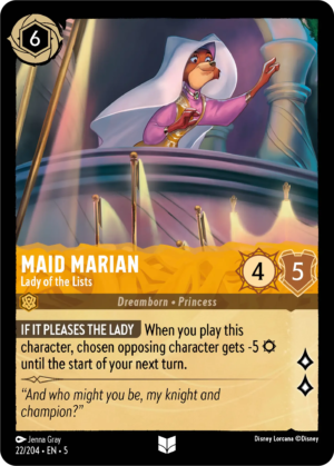 Maid Marian – Lady of the Lists