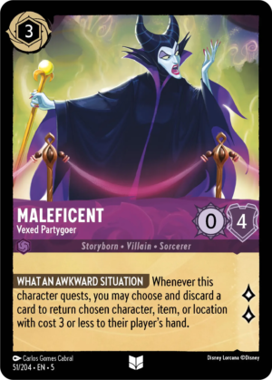 Maleficent – Vexed Partygoer