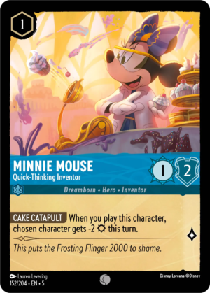 Minnie Mouse – Quick-Thinking Inventor
