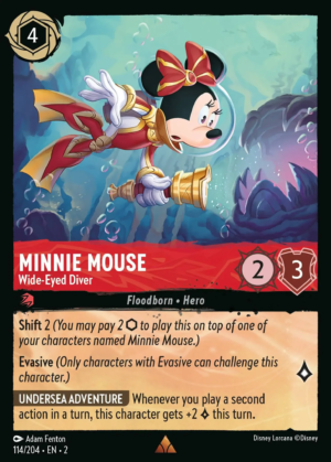 Minnie Mouse – Wide-Eyed Diver