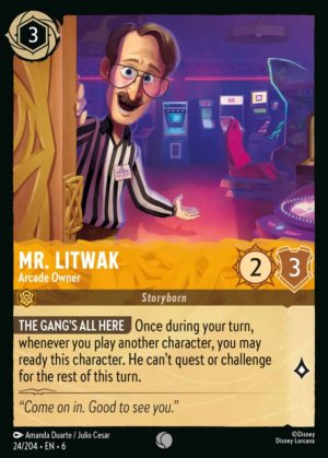 Mr. Litwak – Arcade Owner Mr. Litwak – Arcade Owner