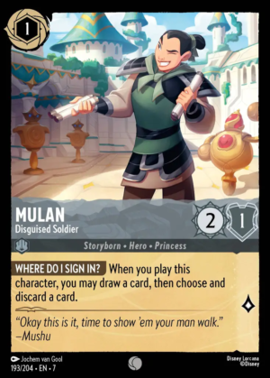 Mulan – Disguised Soldier