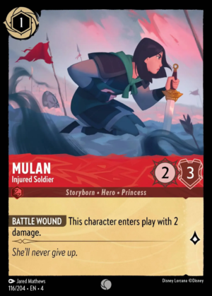 Mulan – Injured Soldier