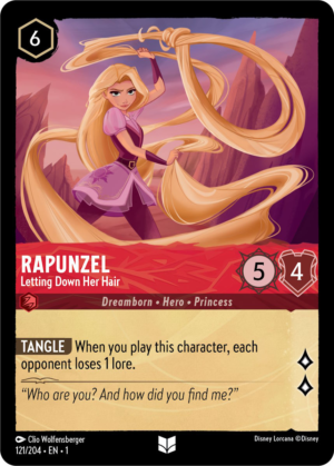 Rapunzel – Letting Down Her Hair