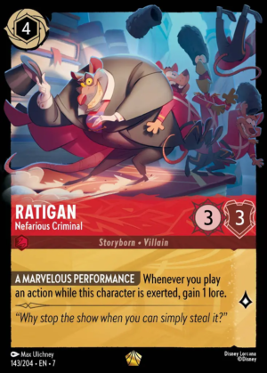 Ratigan – Nefarious Criminal Ratigan – Nefarious Criminal