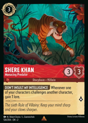 Shere Khan – Menacing Predator