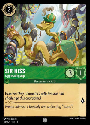 Sir Hiss – Aggravating Asp