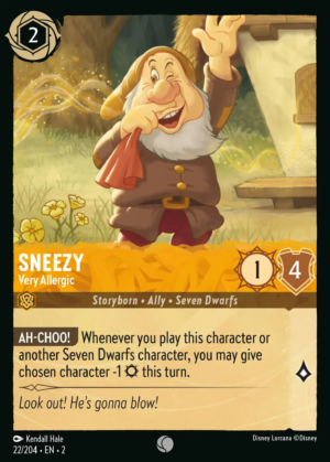 Sneezy – Very Allergic