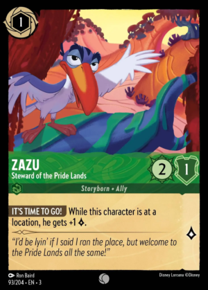 Zazu – Steward of the Pride Lands