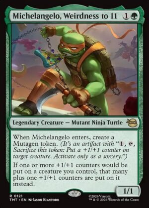 Michelangelo, Weirdness to 11