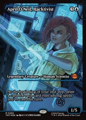 April O’Neil, Hacktivist