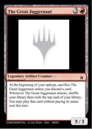 The Great Juggernaut (UNK-RR04b)